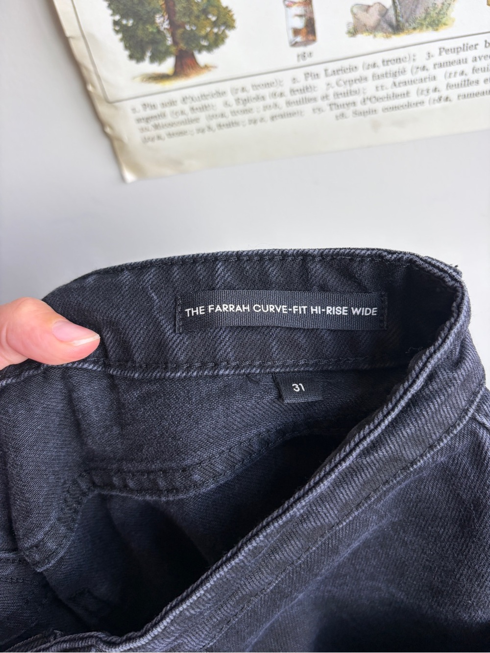 Denim Forum The Farrah Curve-Fit Hi Ride Wide 31 - Picture 4 of 7